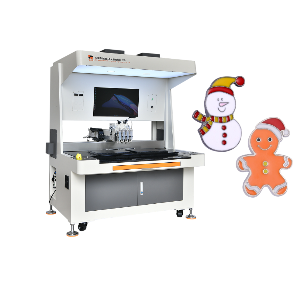 Academic achievement badge filling machine